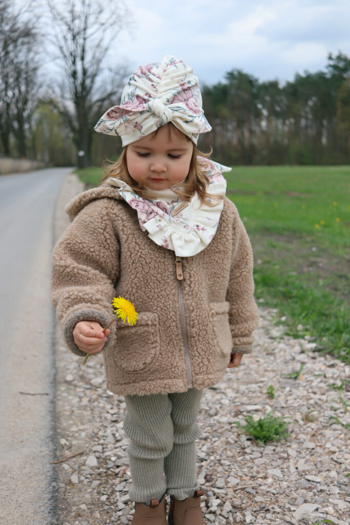 Zaffiro Lammwolljacke mit Kapuze für Kinder RUSVA