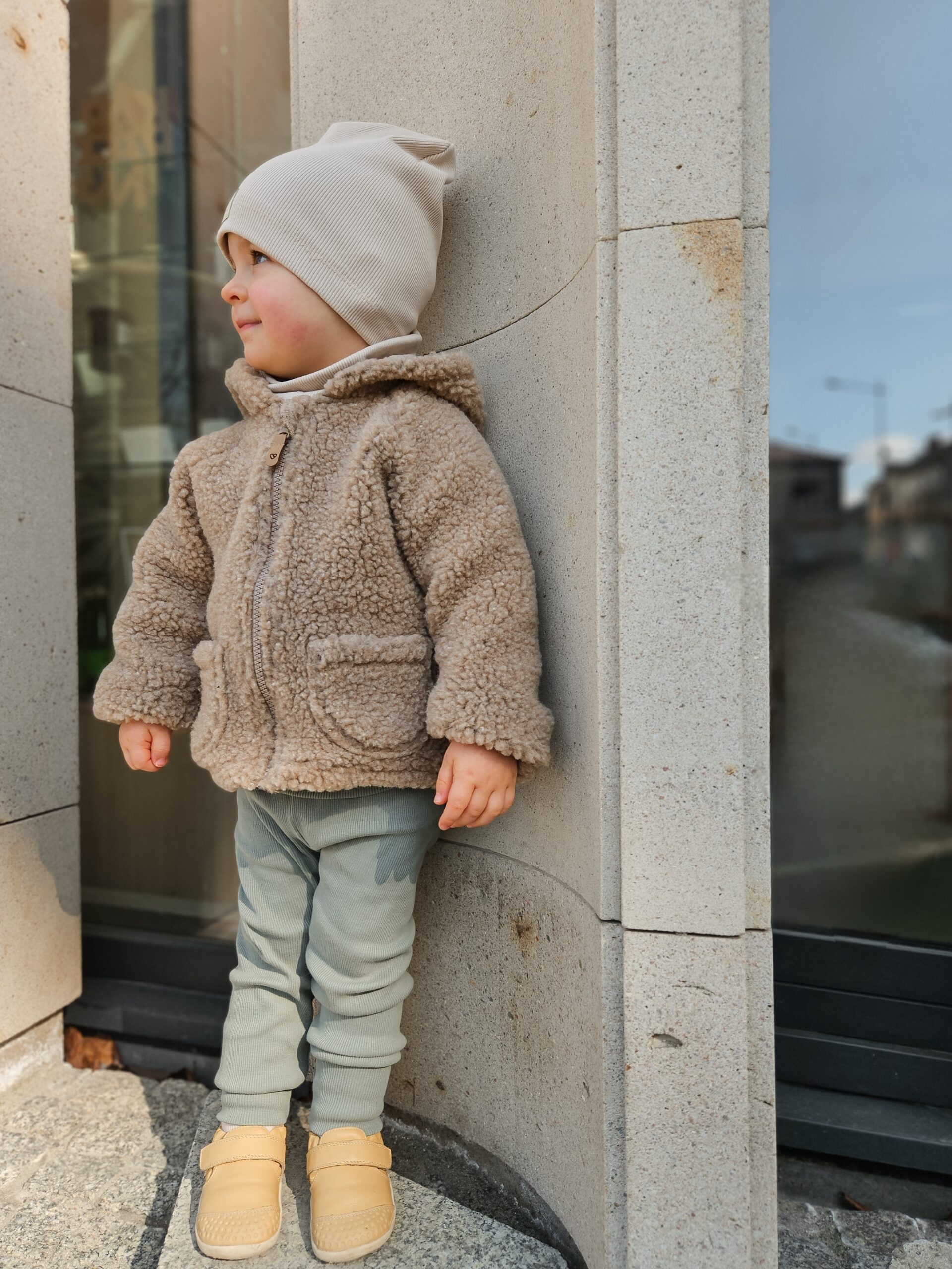 Zaffiro Lammwolljacke mit Kapuze für Kinder RUSVA