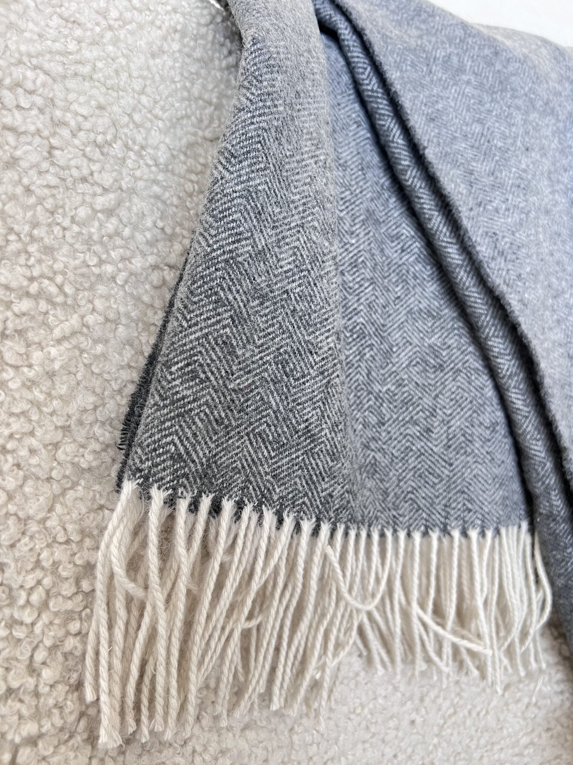 Woolland MERINO COSINESS Exklusiver Nachthimmel Fleece Plaid 140x200