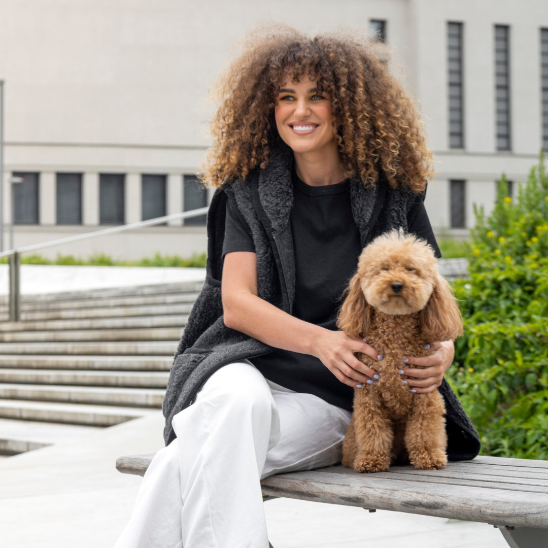 Merinowollweste dunkelgrau 'UNISEX'