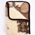 Leichte Decke aus Merinowolle für Kinder - kariert DRAMBLIUKAS