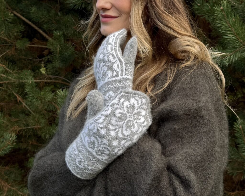 Damenfäustlinge aus Merinowolle SPEIGAS