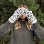 Damenfäustlinge aus Merinowolle SPEIGAS