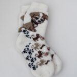 Kindersocken aus Merinowolle Welpe