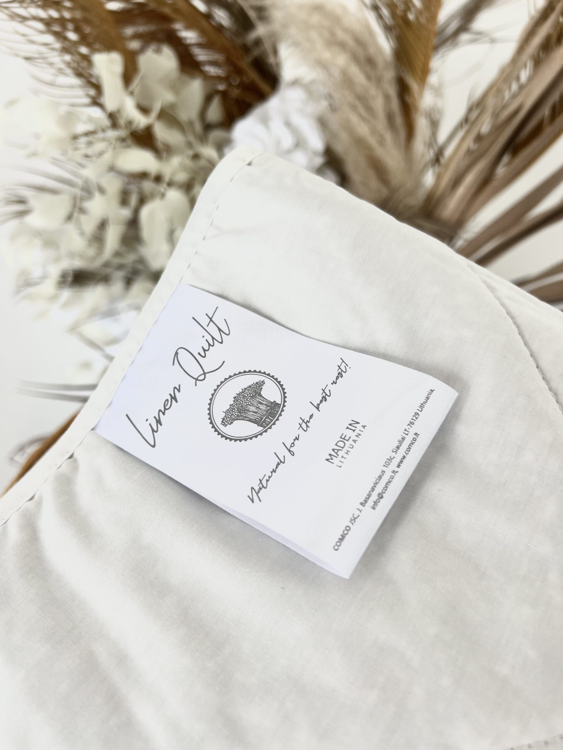 LINAS Luxus-Anti-Allergie-Naturbettwäsche-Set
