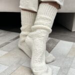 Socken aus neuseeländischer Schafswolle SNOWY
