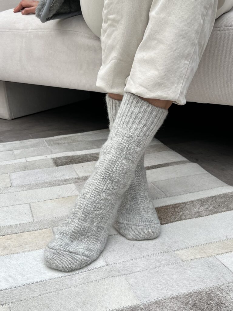 Socken aus neuseeländischer Schafwolle PILKOS