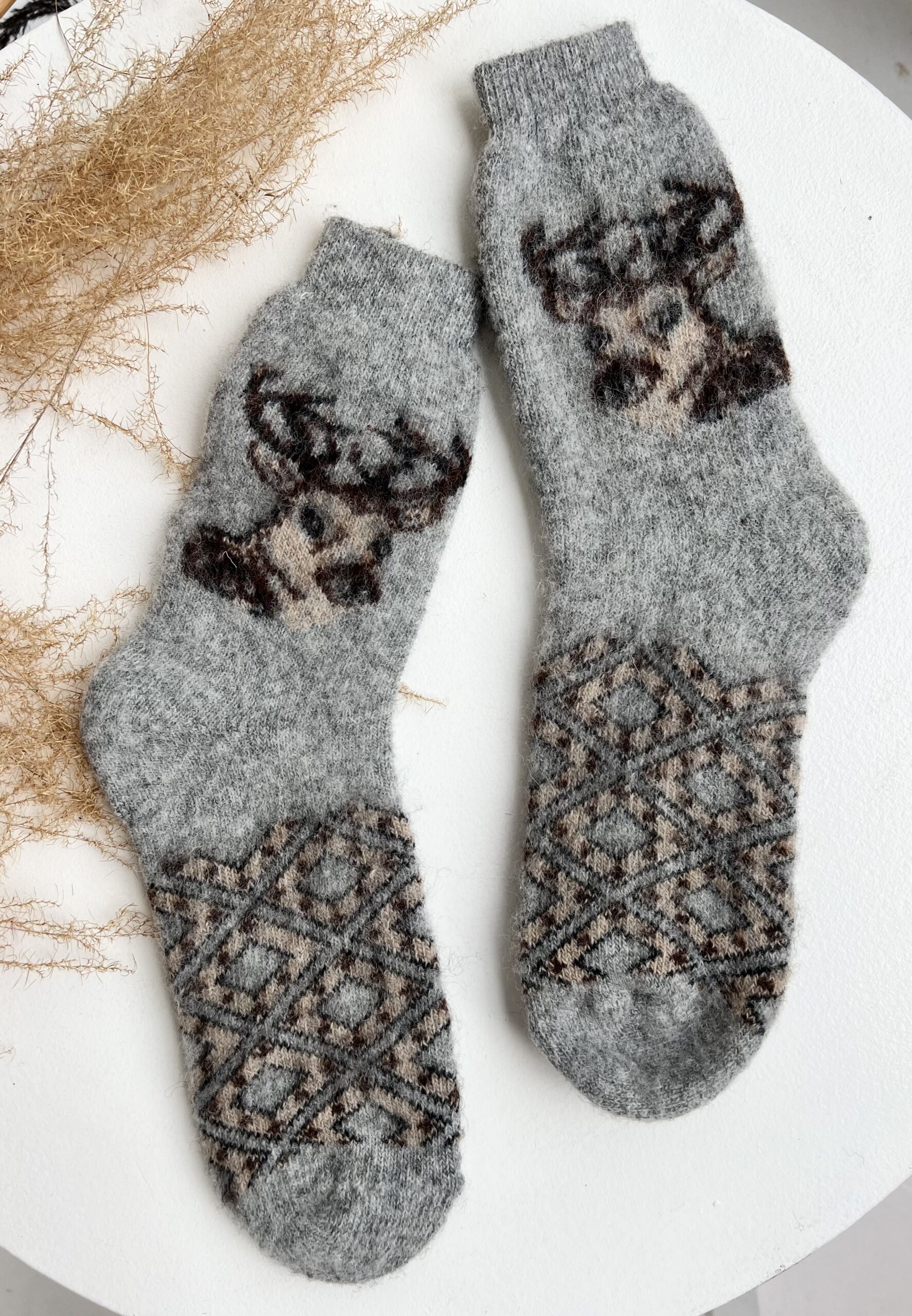 Socken aus Merinowolle RUDOLFAS
