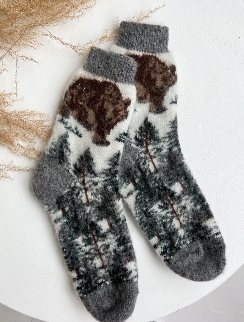 Socken aus Merinowolle MEŠKA