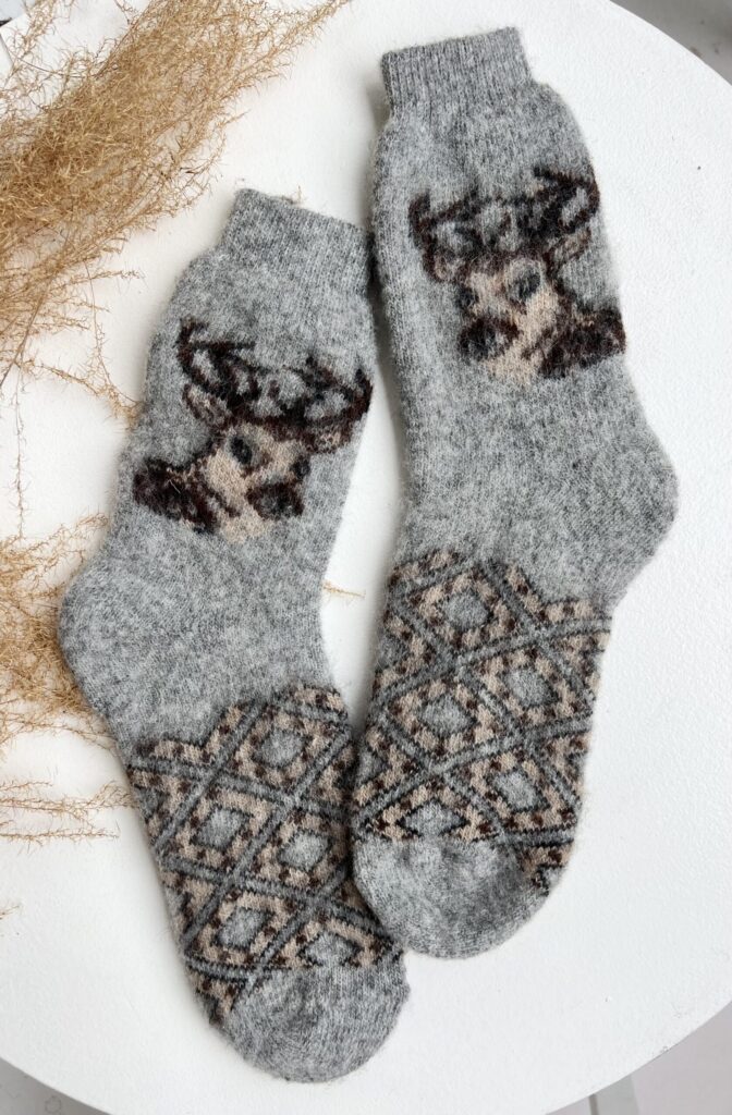 Socken aus Merinowolle RUDOLFAS