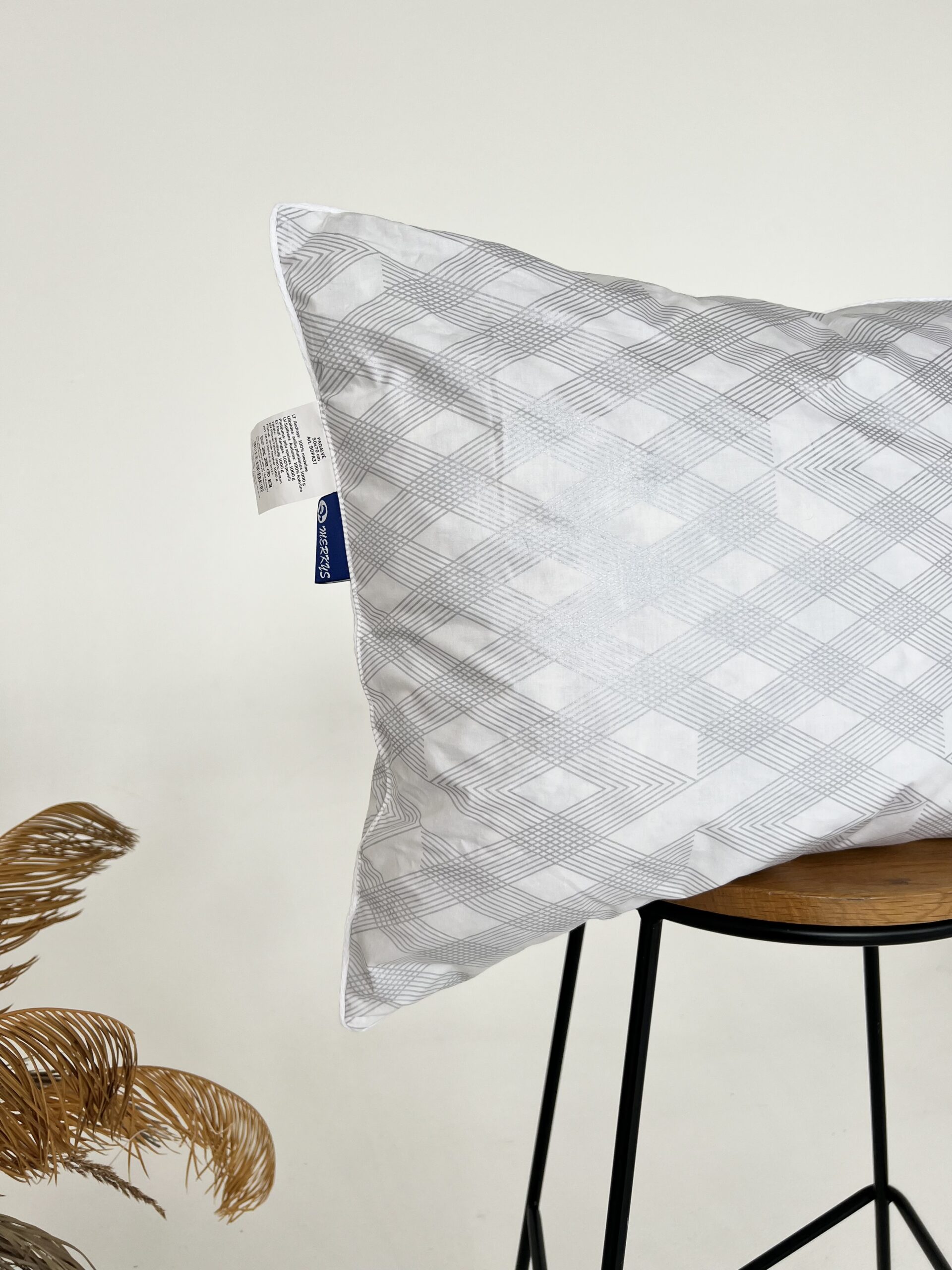 MERKYS ergonomisches Kissen mit Entenfedern