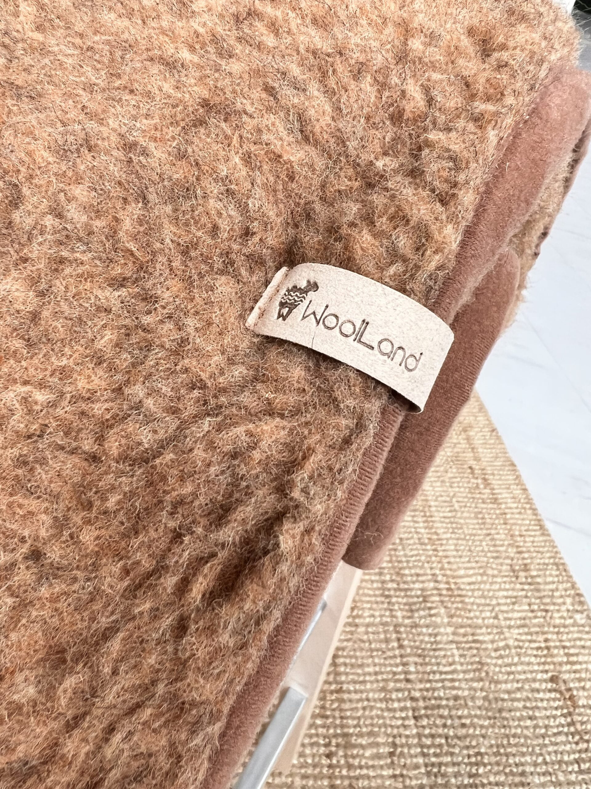 WOOLLAND Kinderdecke Camel Fleece Lightweight Blanket - Schnuller