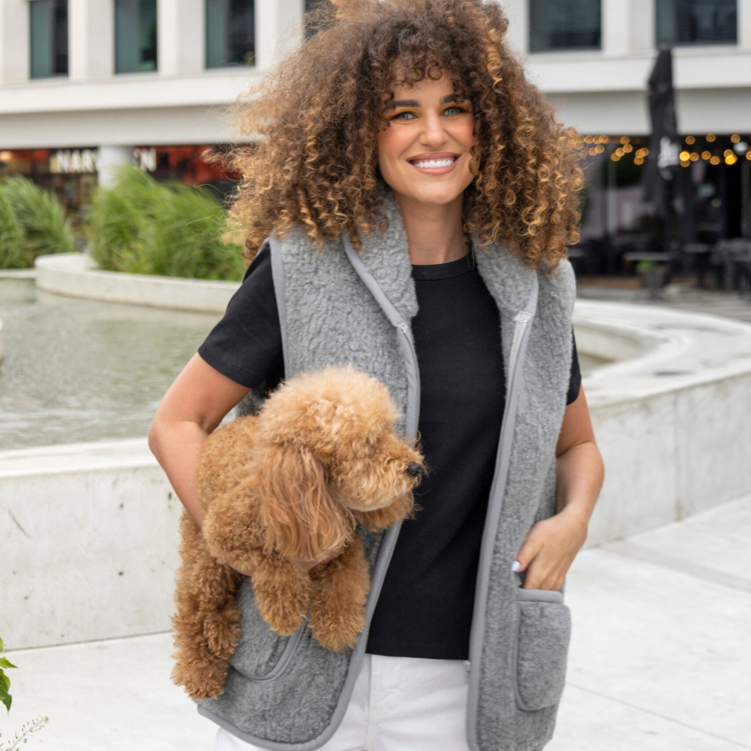 Merinowollweste grau 'UNISEX'