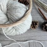 50% Hund 50% Schafwolle 1kg HELLGRAU