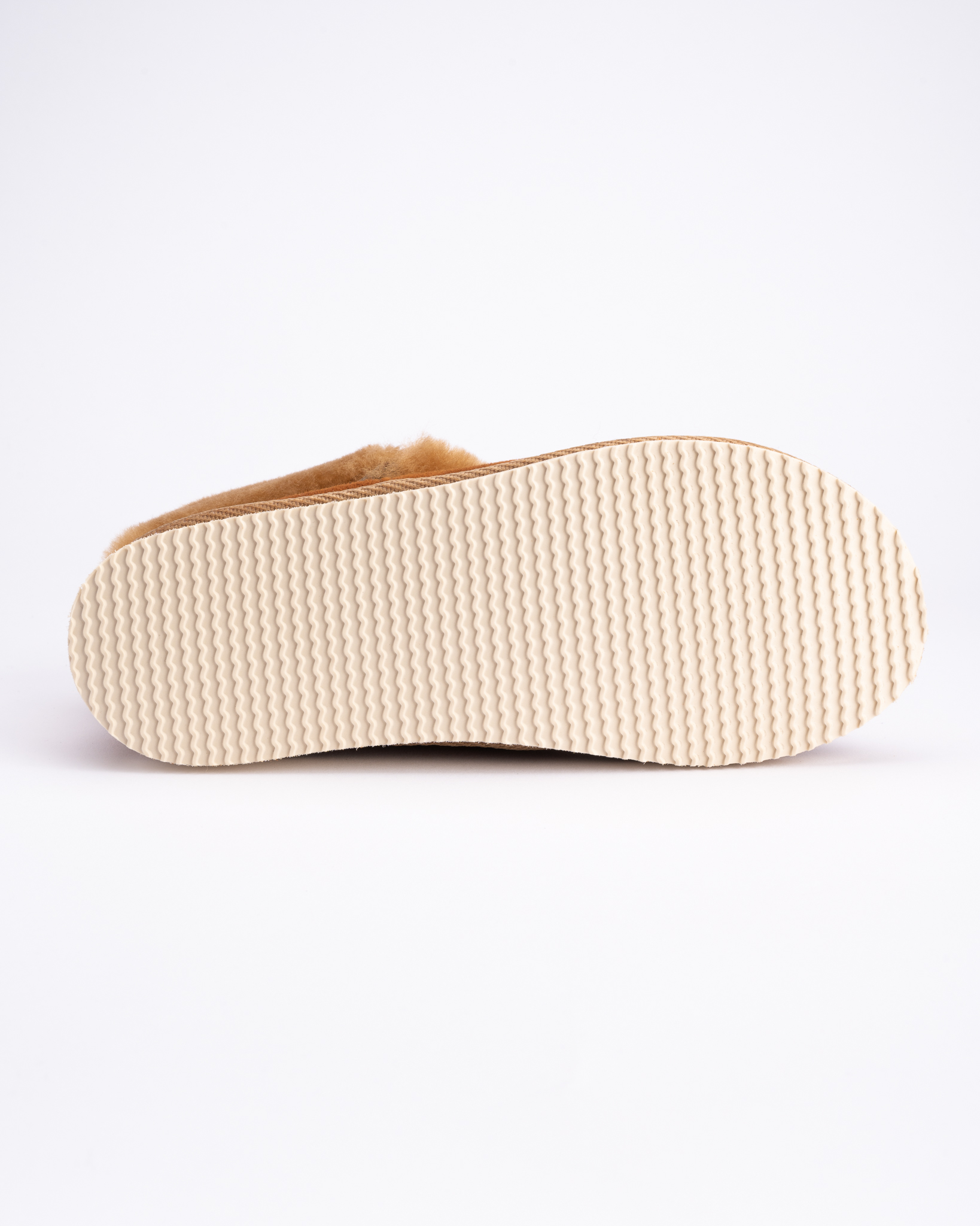 WoolLando Damen-Stiefeletten aus Pelz und Wildleder in Braun