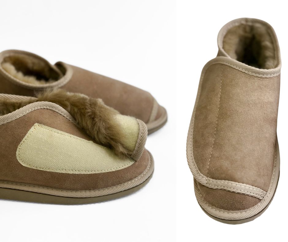 WoolLando Damen Echtpelz leichtes Leder Schafsfell Stiefel