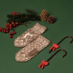 Damenfäustlinge aus Merinowolle ELNIAI