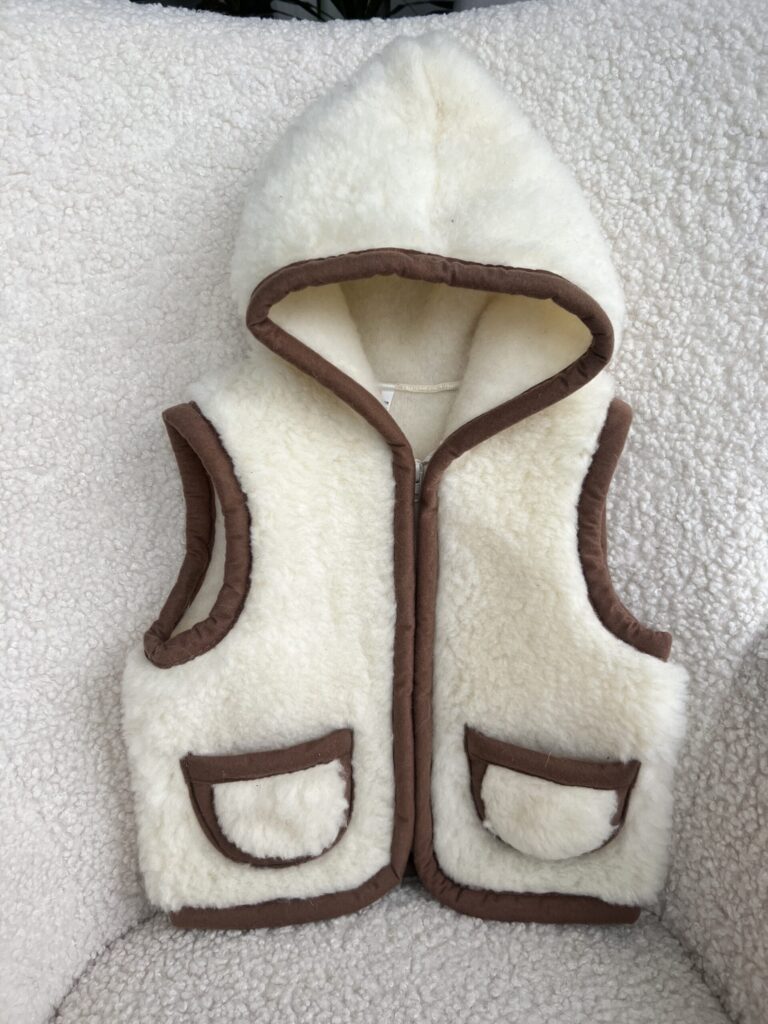 Weste aus Merinowolle für Kinder