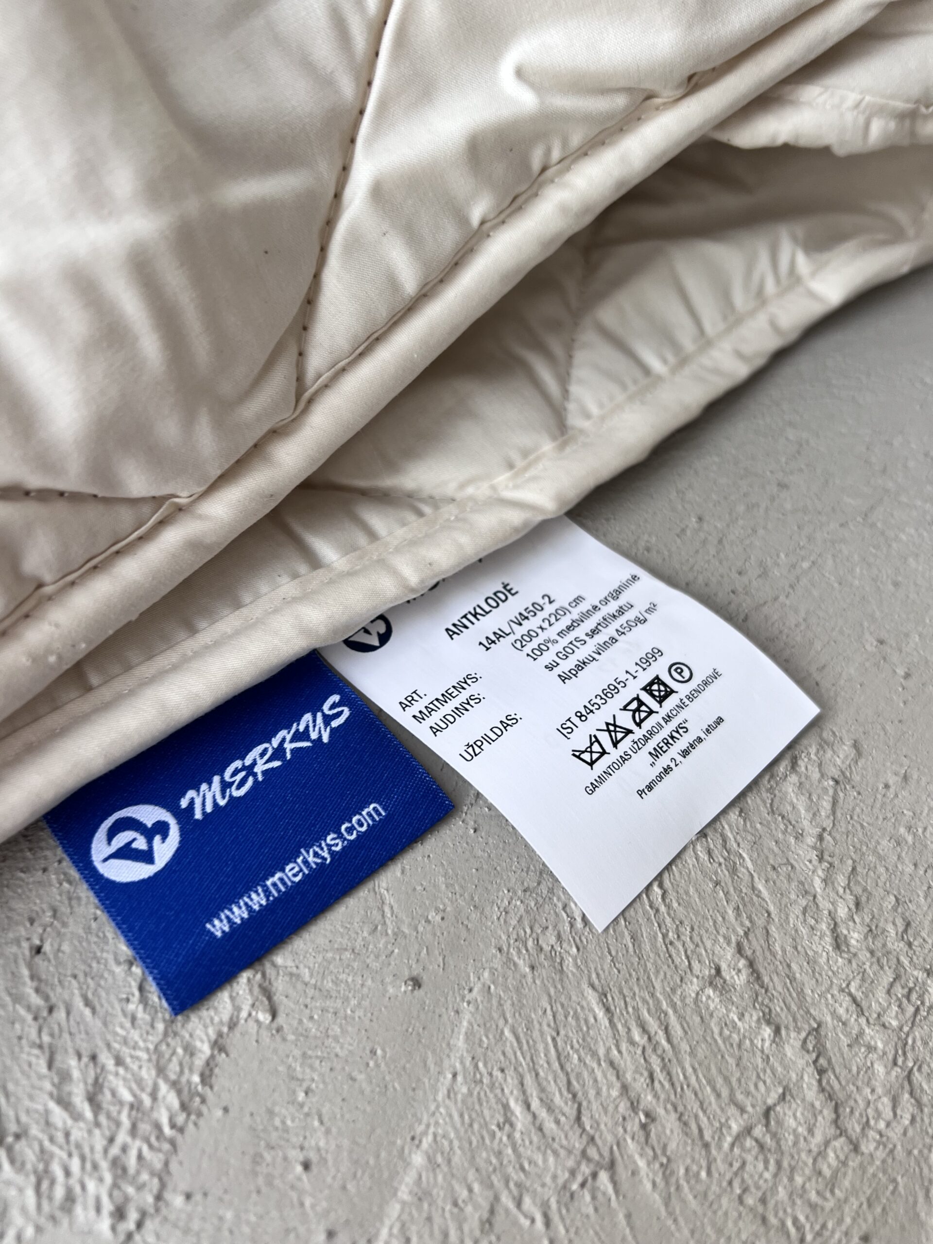 MERKYS Decke aus 100% Alpakawolle