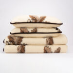 WoolLando Natürliches 100% Merinowolle dickes Bettwäscheset OAK