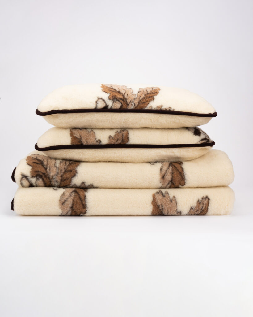 WoolLando Natürliches 100% Merinowolle dickes Bettwäscheset OAK