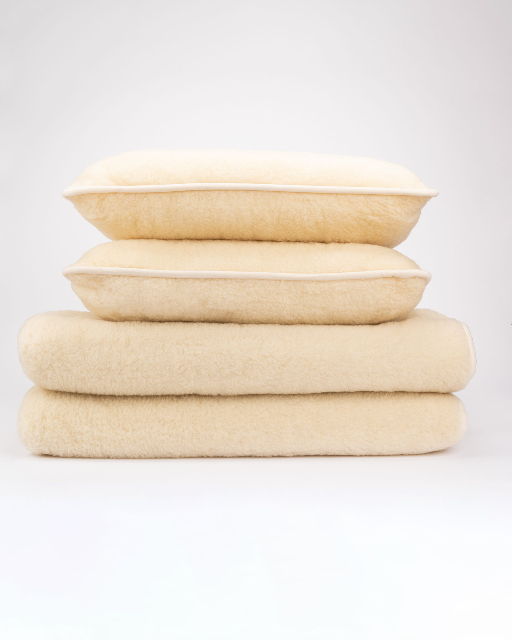 WoolLando Natural 100% Merinowolle Leichte Decke