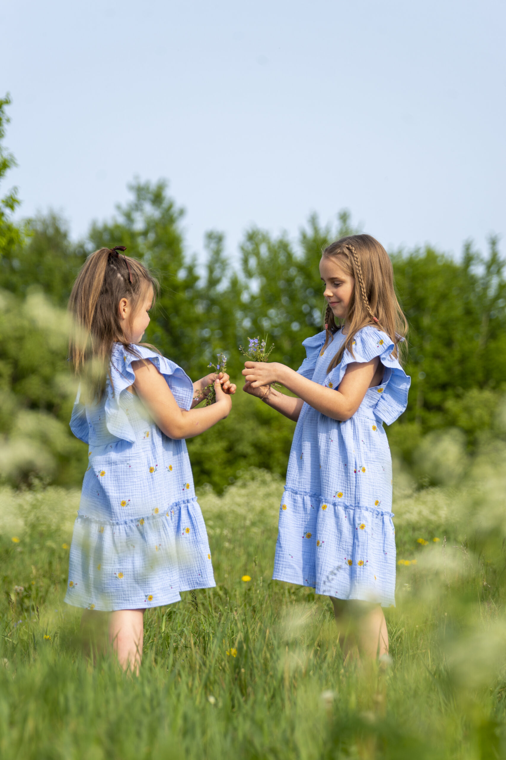 Musselin-Baumwollkleid MEADOW FAIRY