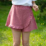 Musselin-Baumwoll-Skort LITTLE PEA