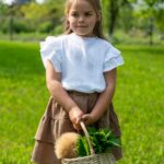 Musselin-Baumwollrock CINNAMON