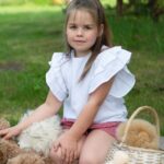 Musselin-Baumwollbluse LITTLE CLOUD