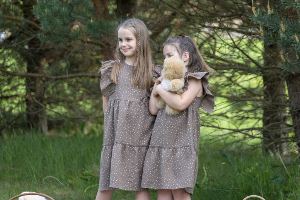 Musselin-Baumwollkleid MEADOW BREEZE
