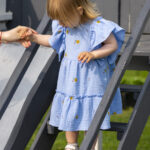 Musselin-Baumwollkleid MEADOW FAIRY