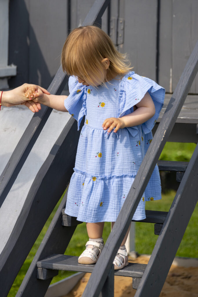 Musselin-Baumwollkleid MEADOW FAIRY