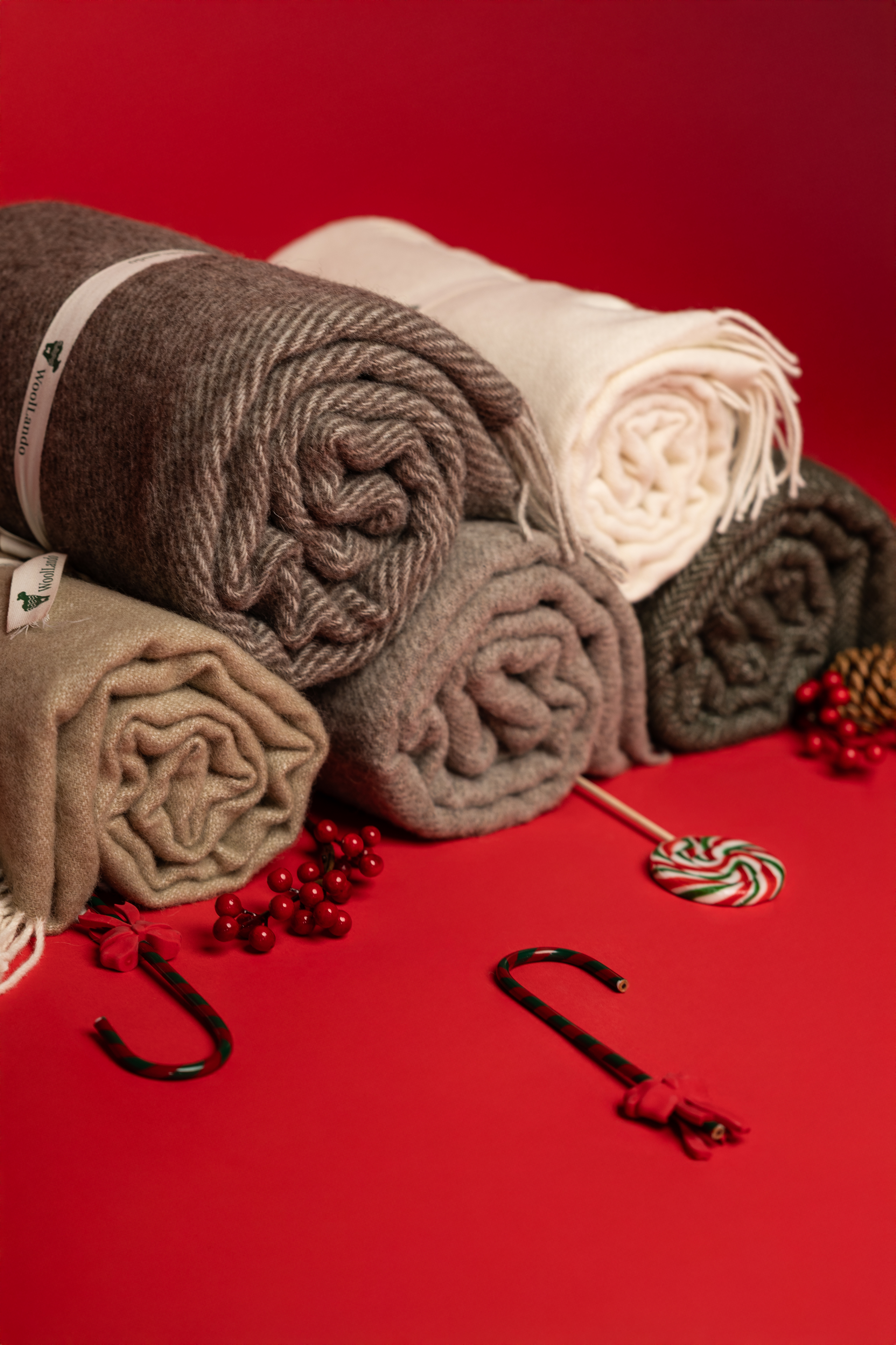 Woolland NEUSEELAND Luxus 100 % Wolldecke WEISS