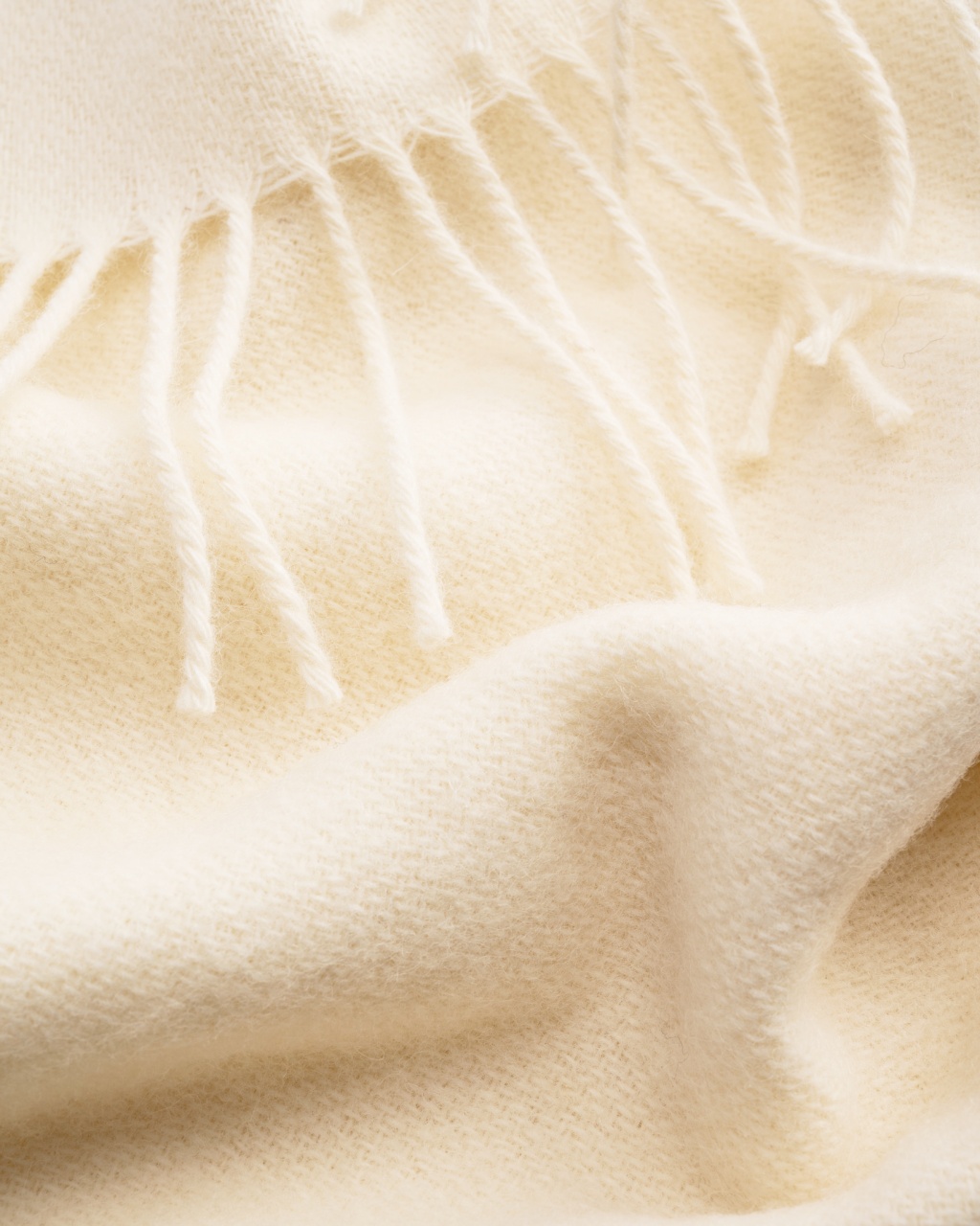 Woolland NEUSEELAND Luxus 100 % Wolldecke WEISS