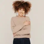 Damen Warmer Pullover aus 100 % Naturwolle NIDA