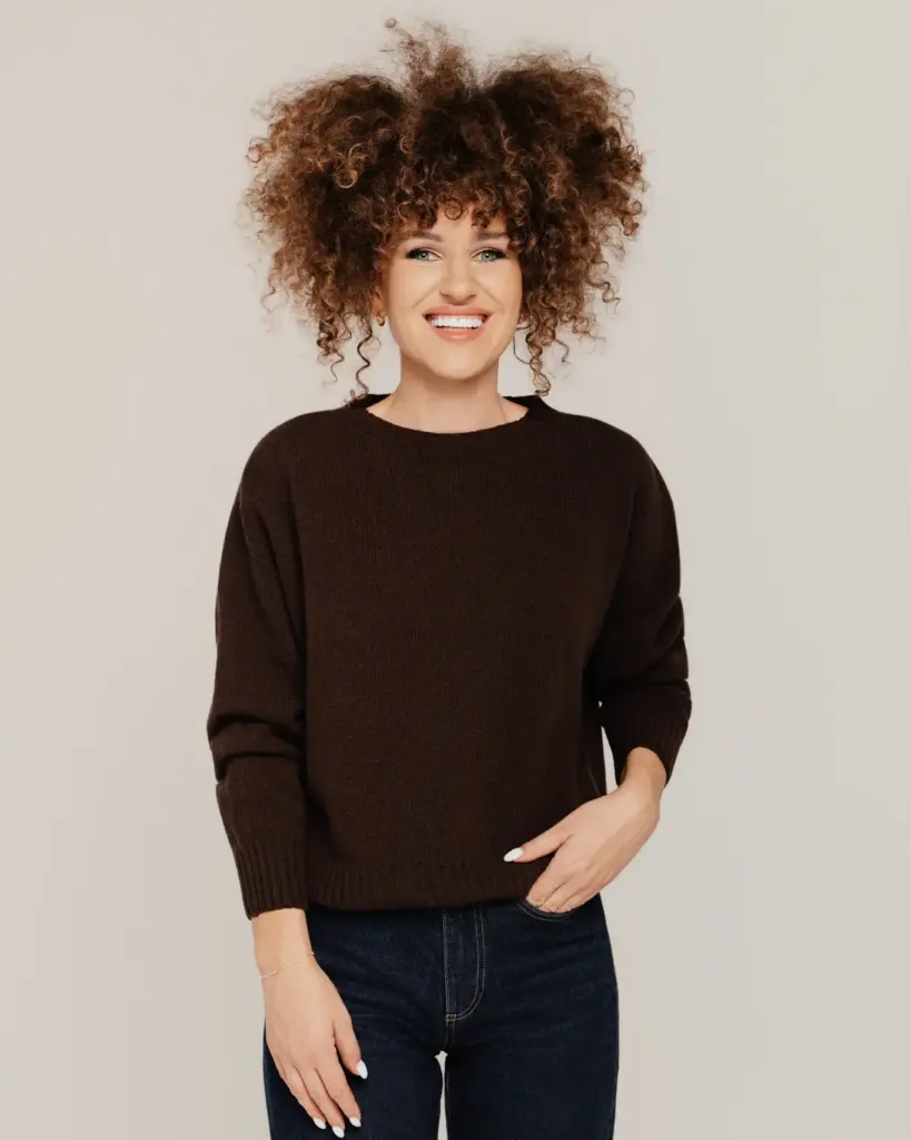 Damen Warmer Pullover aus 100 % Naturwolle PREILA