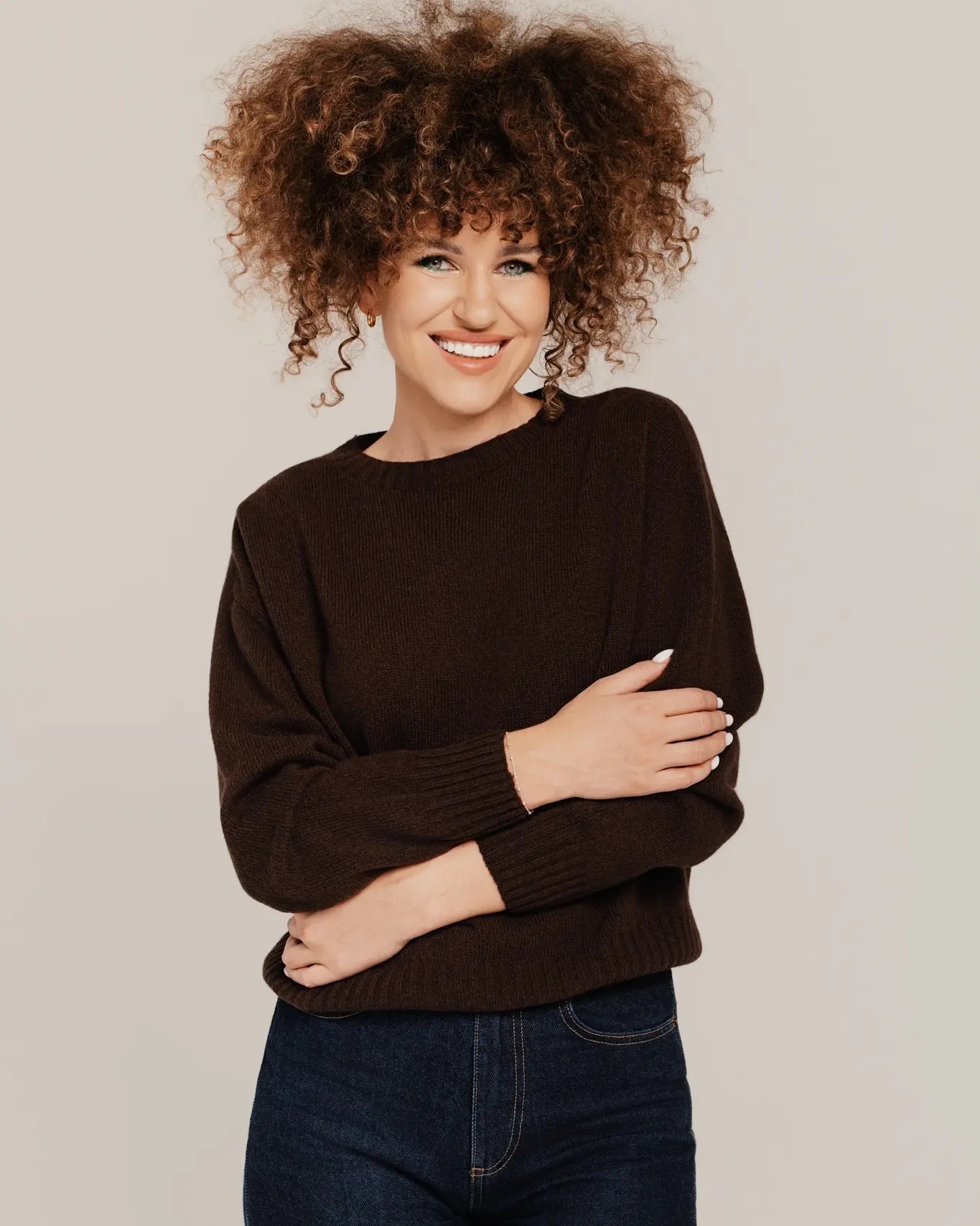 Damen Warmer Pullover aus 100 % Naturwolle PREILA