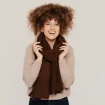 Warmer Schal mit Naturwolle COZY