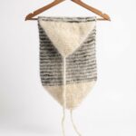 100% Sibirischer Husky Hundewolle gestreifter Bauchgürtel – WoolLando