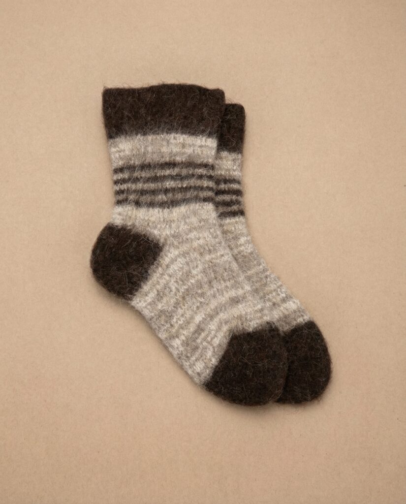 100% zur Verbesserung der Durchblutung – Hundewolle-Socken, WoolLando