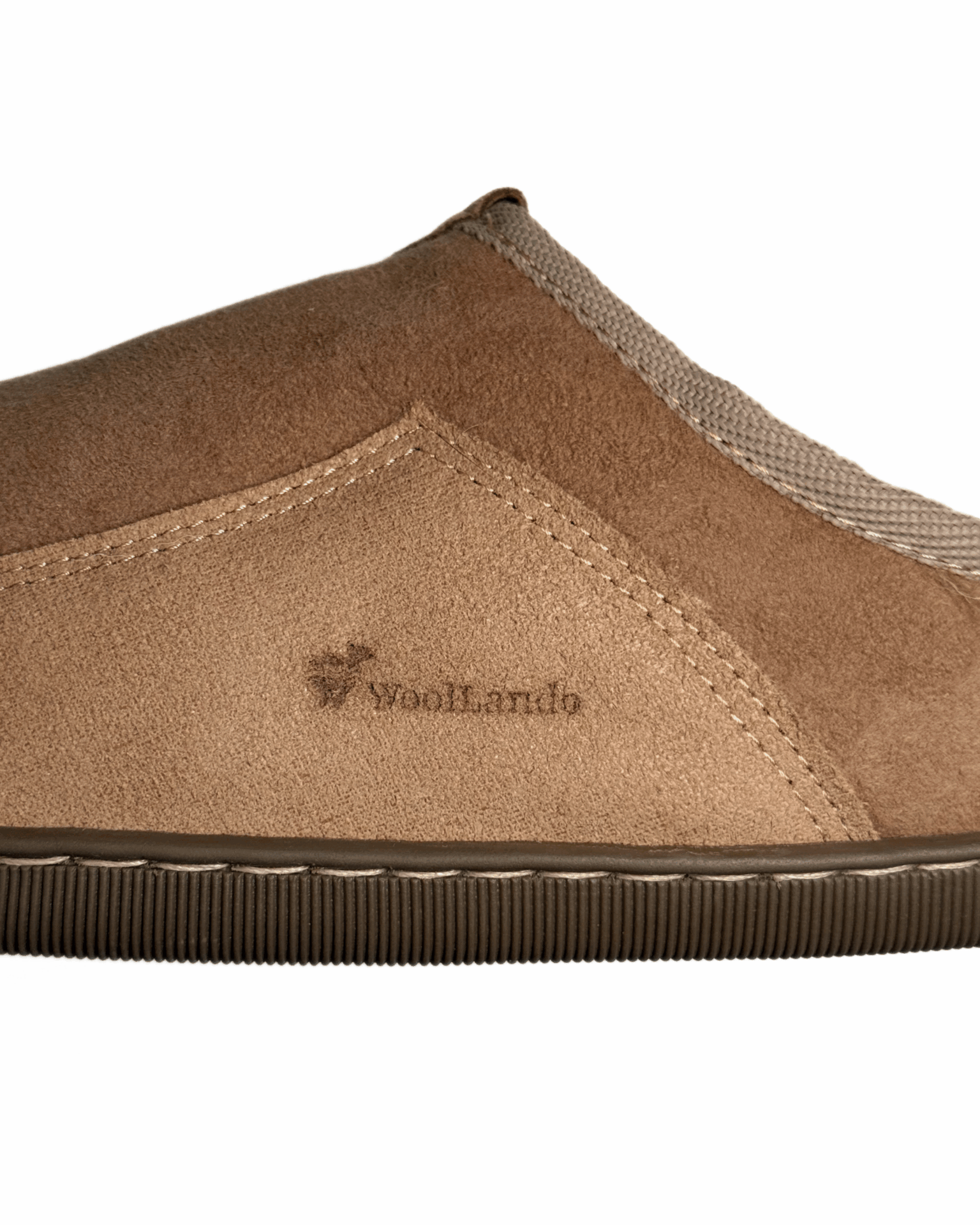 Herren-Naturpelz-Hausschuhe braun TARO, WoolLando