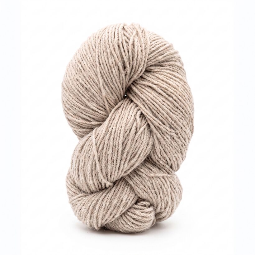 50% Schafwolle, 50% Hundewollegarn 1 kg – BRAUN, WoolLando