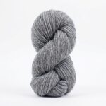 50% Hundewolle / 50% Schafwollgarn 1 kg – DARK GREY, WoolLando