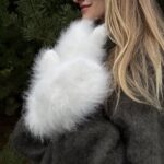 100% Angorakaninchen-Wolle PREMIUM-Handschuhe – WoolLando