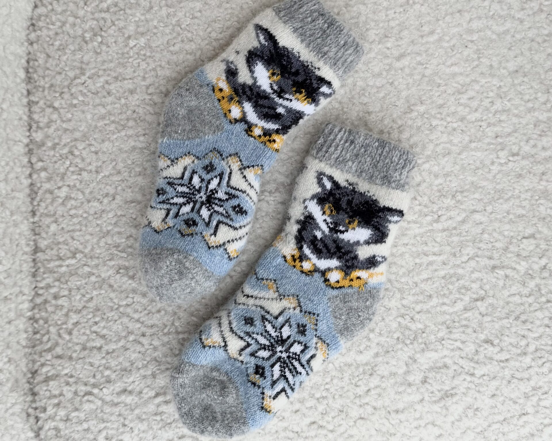 Kindersocken aus Merinowolle KITTEN, WoolLando