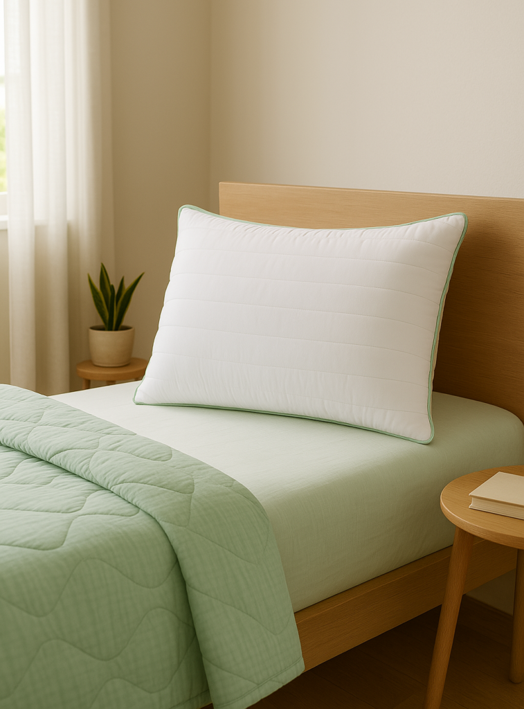 Ergonomisches Aloe-Vera-Extrakt-Kissen, WoolLando