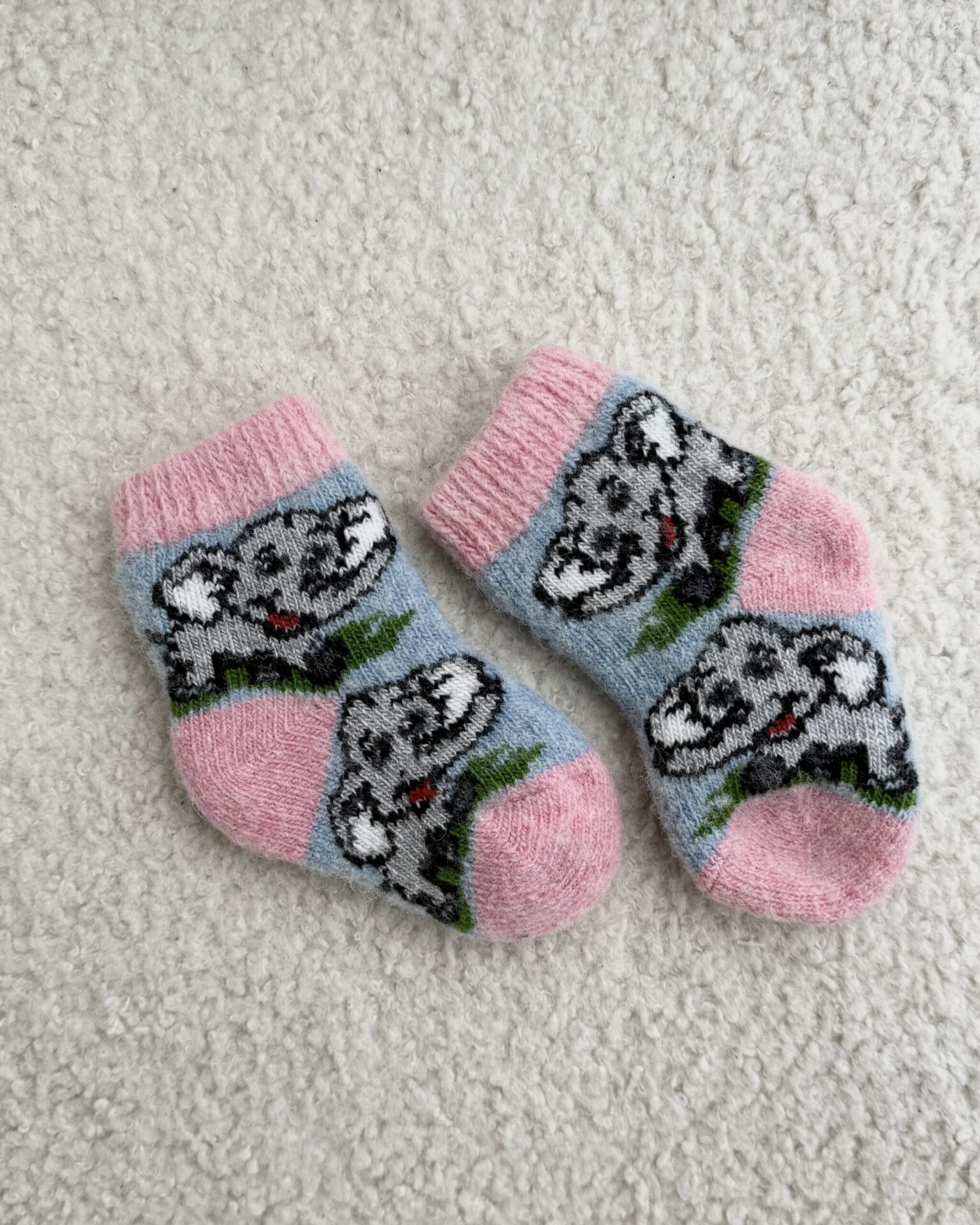 Kindersocken aus Merinowolle ELEPHANT, WoolLando
