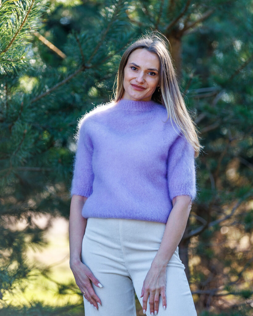 Kid-Mohair-Pullover PURPLE