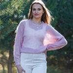 Kid-Mohair-Pullover ROSE PINK